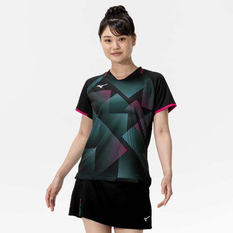 新品　ローチェ2025SS　ゲームシャツ＆スコート＆バイザーセット　LL MIZUNO（ミズノ） ゲームシャツ 82JAC200 レディース 2025SS 卓球