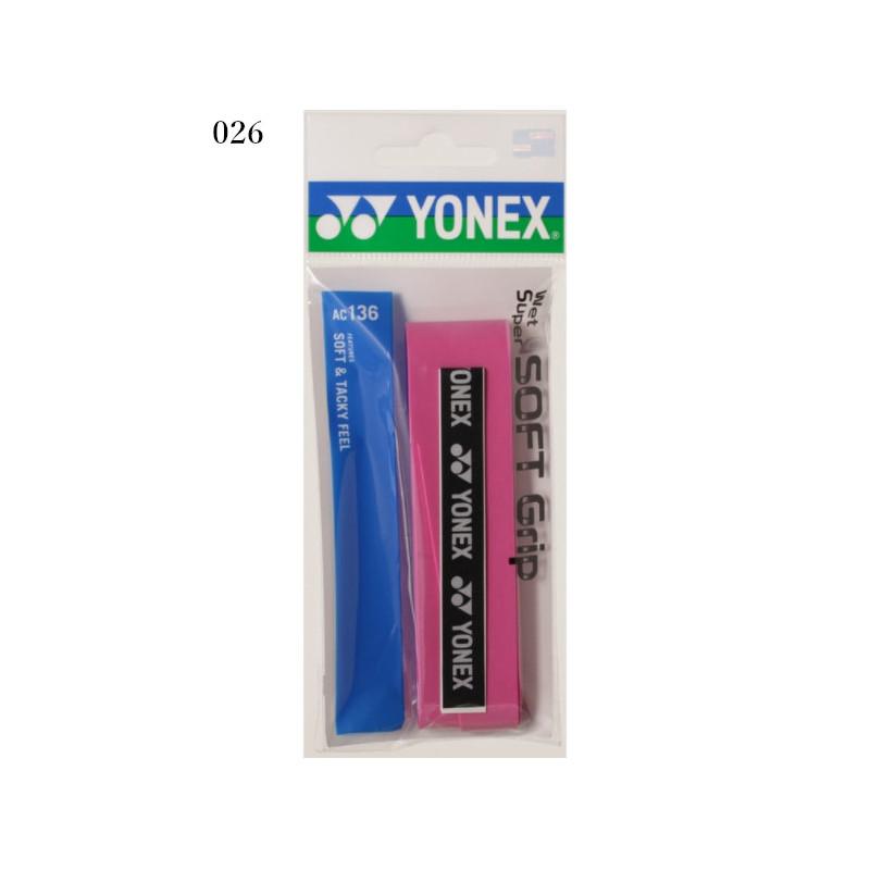 バトミントンYONEXお値下げします YONEX（ヨネックス） ウェットスーパーソフトグリップ(1本入) AC136