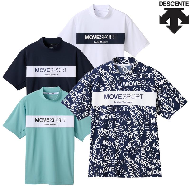 DESCENTE（デサント） SUNSCREEN ミニ鹿の子 モックネックシャツ