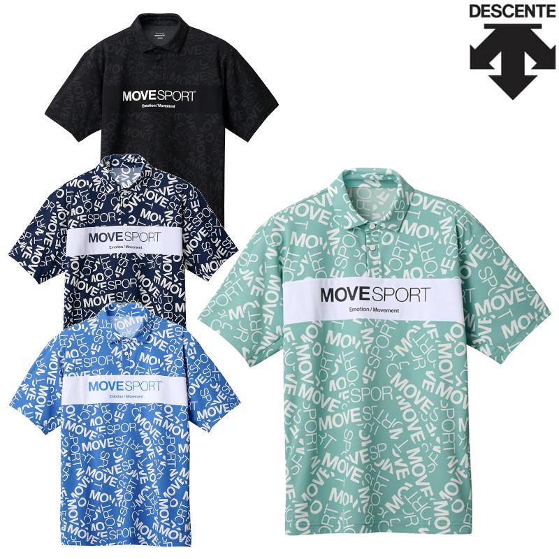 DESCENTE（デサント） SUNSCREEN ミニ鹿の子 総柄グラフィック