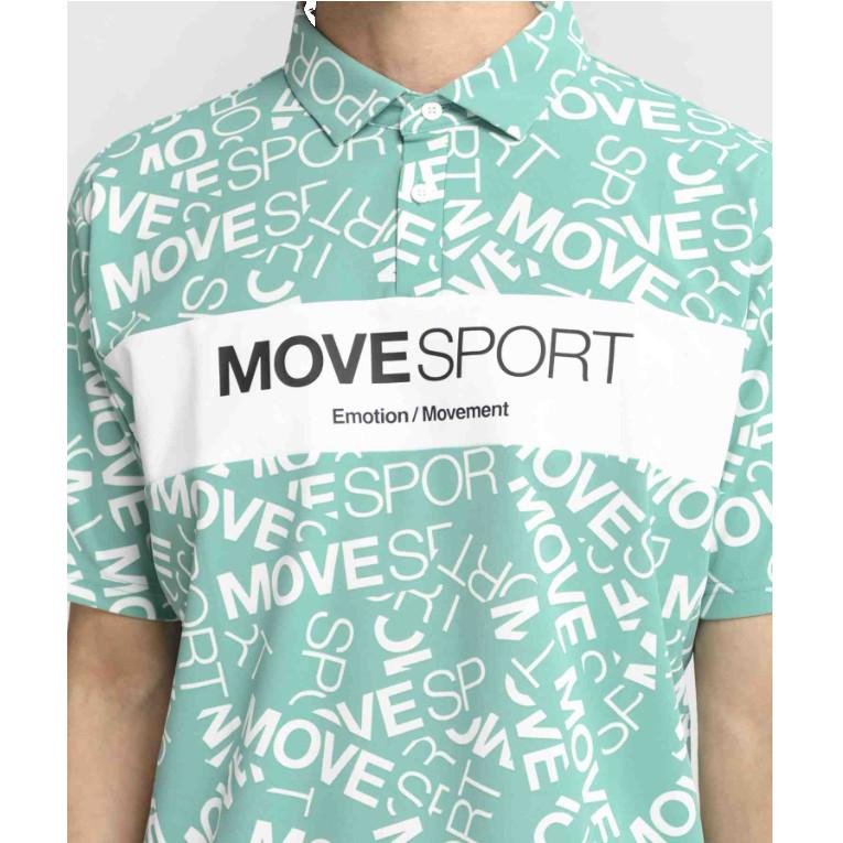 DESCENTE（デサント） SUNSCREEN ミニ鹿の子 総柄グラフィック