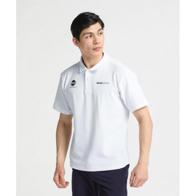 DESCENTE（デサント） SUNSCREEN 鬼鹿の子 バックロゴ ポロシャツ