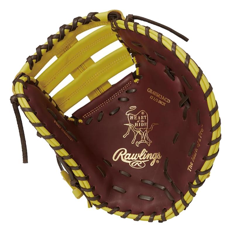 ローリングス ファーストミット　 12.5インチ　GR4HM3ACD 軟式 Rawlings（ローリングス） 軟式用 一塁手用 ファーストミット HOH MBL
