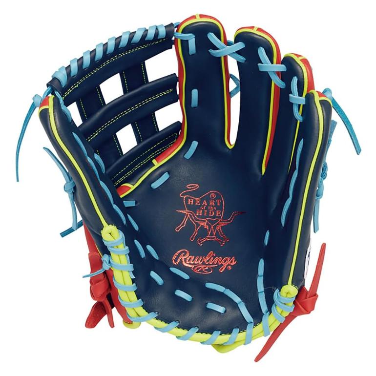 ローリングス Rawlings 軟式 グラブ 外野手用 GR4HMY795FW Rawlings（ローリングス） 軟式用 外野手用 HOH MBL カラーグラブ