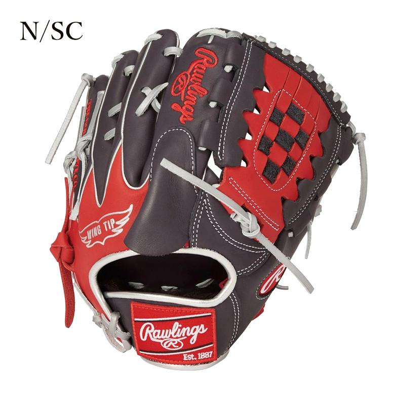 159.Rawlings軟式グラブ Rawlings（ローリングス） 軟式用 投手用 HOH MLB カラー グラブ HOH