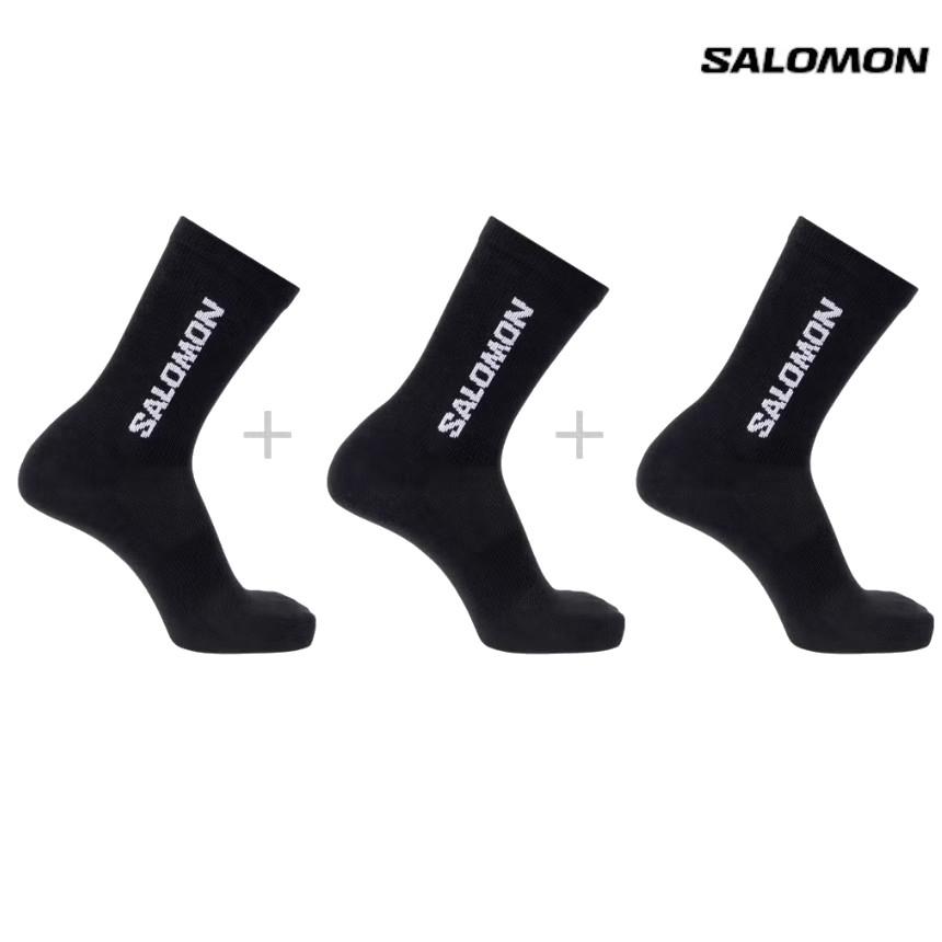 SALOMON（サロモン） エブリディ ライト クルー3Pソックス ブラック