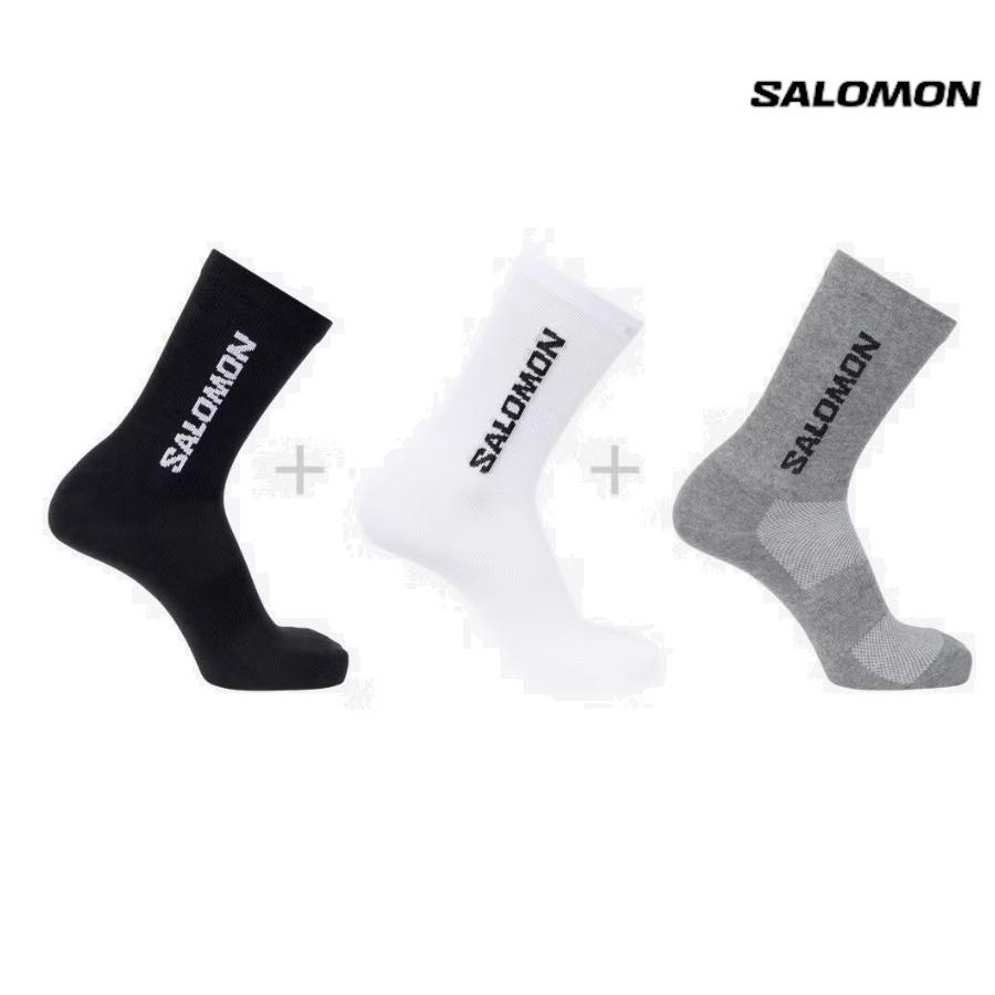 SALOMON（サロモン） エブリディ ライト クルー3Pソックス アソート 3