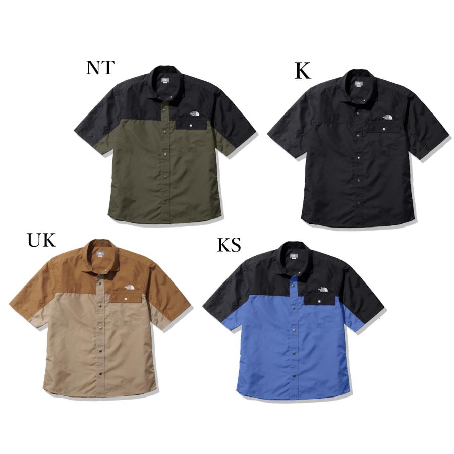 THE NORTH FACE ザ・ノース・フェイス ショートスリーブヌプシシャツ S/S Nuptse Shirt NR22331 メンズ 2023SS メール便対応 ノースフェイスの画像