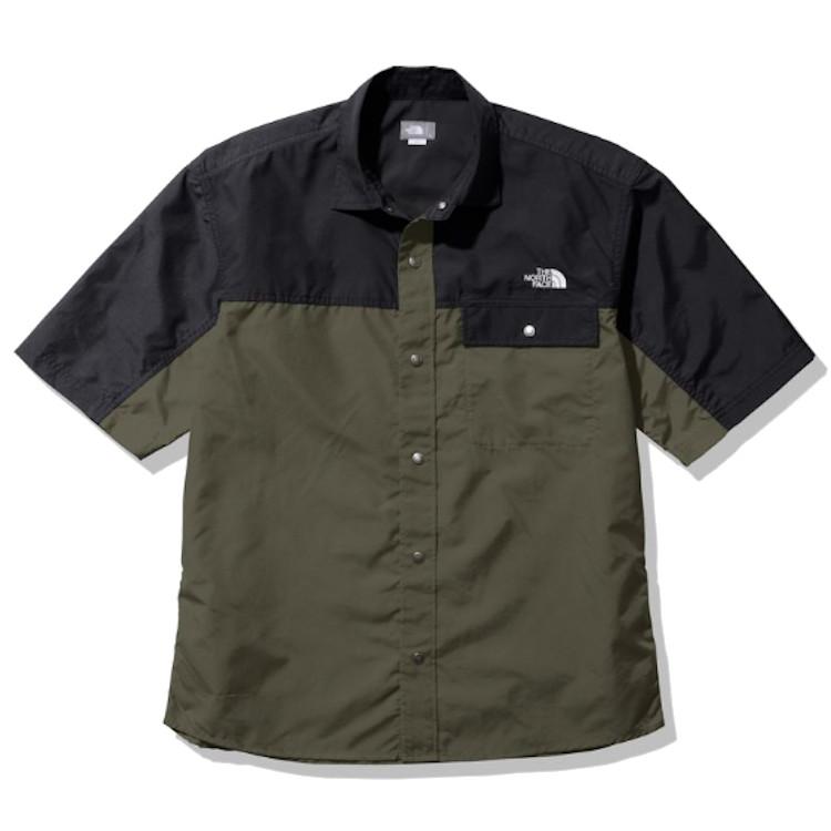 THE NORTH FACE ザ・ノース・フェイス ショートスリーブヌプシシャツ S/S Nuptse Shirt NR22331 メンズ 2023SS メール便対応 ノースフェイスの画像