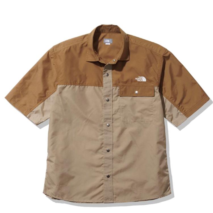 THE NORTH FACE ザ・ノース・フェイス ショートスリーブヌプシシャツ S/S Nuptse Shirt NR22331 メンズ 2023SS メール便対応 ノースフェイスの画像