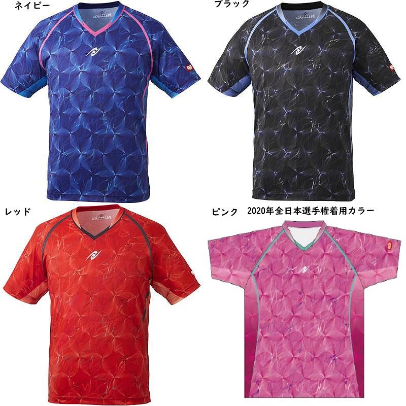 ニッタク Nittaku 卓球 ムーブラッフルシャツ 卓球 ウエア ゲーム