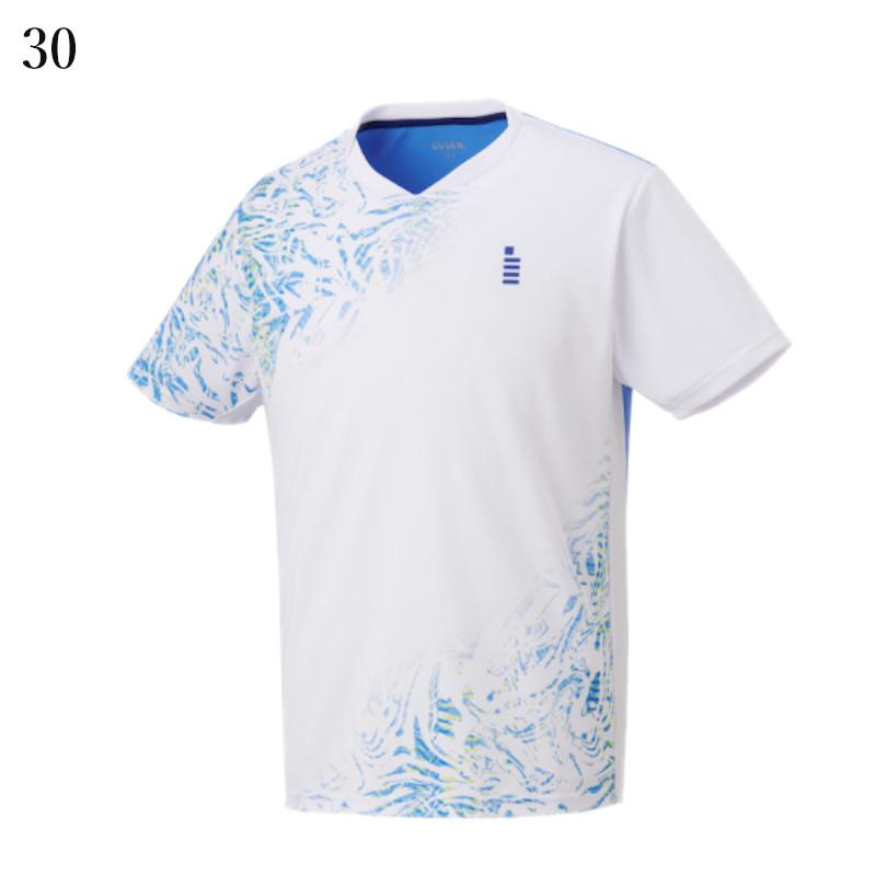 GOSEN AEROLEAD Tシャツ 12122 ホワイト/ブルー AEROREADY_Designed_for_Movemen