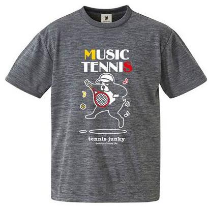 クラウディオ・パンディアーニ　MUSIC TENNIS+8 DRYTEE  TJ19005　メンズ　ユニセックス　2018SS　テニス　ソフトテニス　ゆうパケット(メール便)対応｜chispo｜07