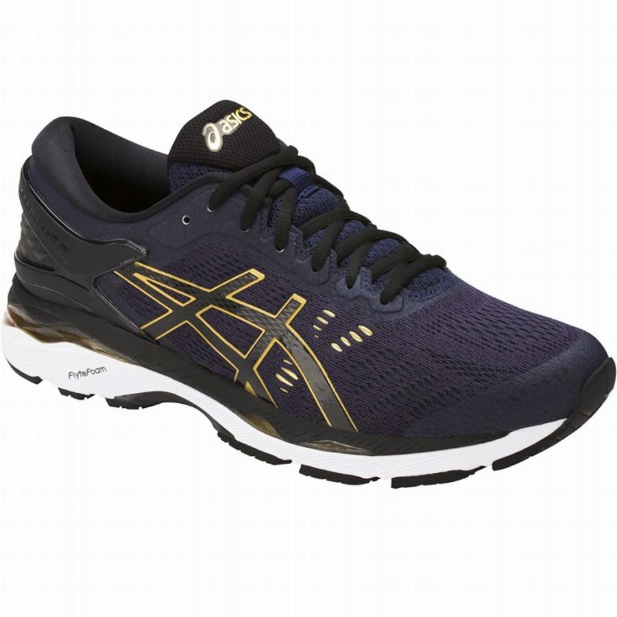 アシックス ゲルカヤノ24 ピーコート×ブラック TJG957-5890 ランニング メンズ ASICS 2017AW SGLG