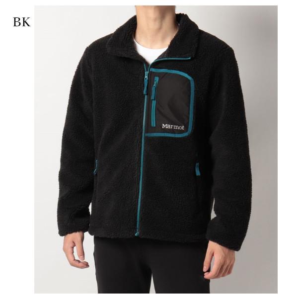 BEAMS別注　Marmot ブラック フリースジャケット Marmot（マーモット） シープフリースジャケット Sheep Fleece Jacket