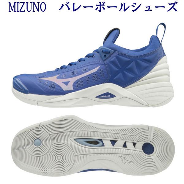 MIZUNO（ミズノ） バレーボールシューズ ウエーブモーメンタム ブルー