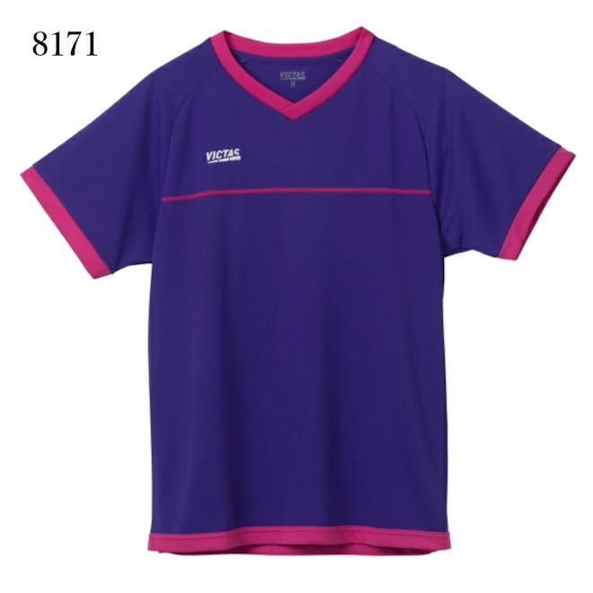 VICTAS カラーステッチゲームシャツ 612212 2022AW 卓球 ゲームシャツ ゆうパケット(メール便)対応｜chispo｜06
