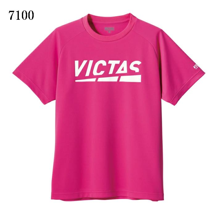 TSP Victas プレイロゴティー 632101 2024SS 卓球 Tシャツ メール便