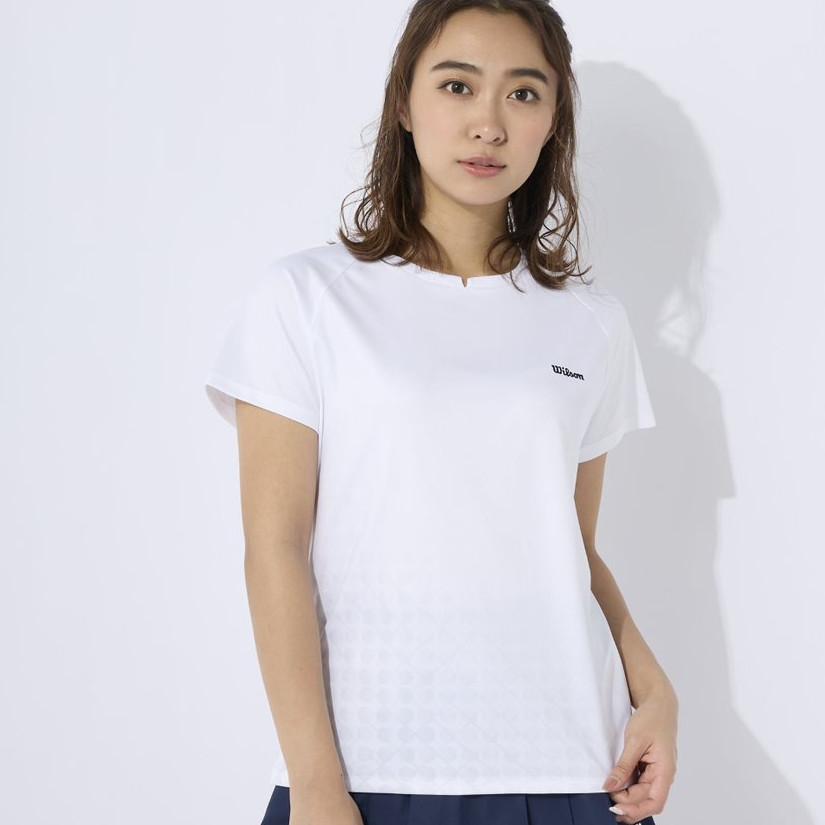 ウイルソン シャインスターパネルTシャツ 413260 2023SS テニス ウィメンズ　レディース ニッキー株式会社 ゆうパケット(メール便)対応