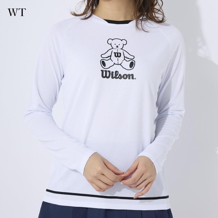 Wilson（ウイルソン） ラグラン長袖Tシャツ 413265 2023SS テニス