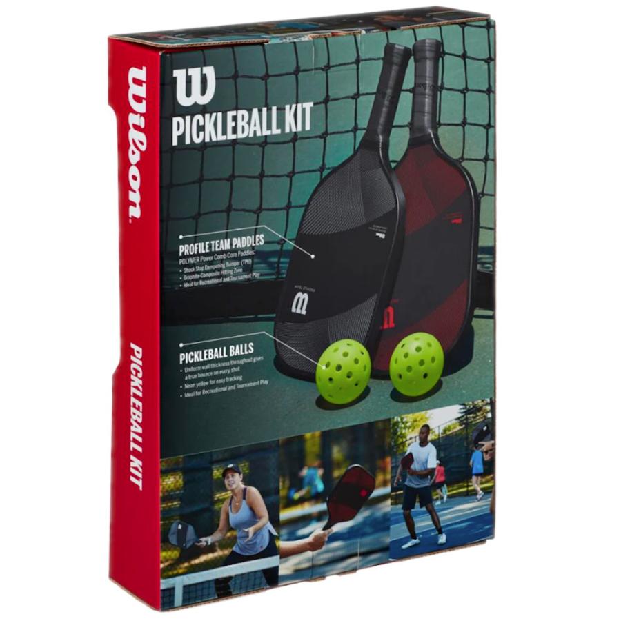 Wilson（ウイルソン） ピックルボールキット(パドル2本・ボール2個