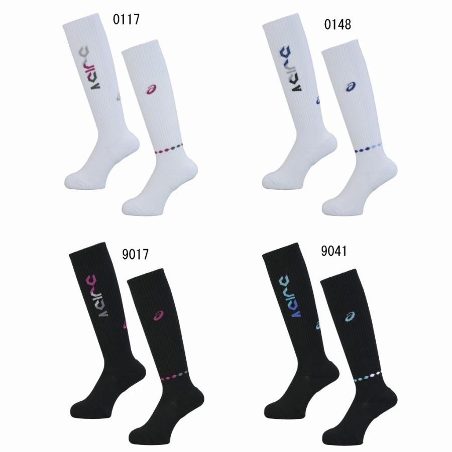 ASICS（アシックス） 返品・交換不可 柄違い2足組ハイソックス XWS735