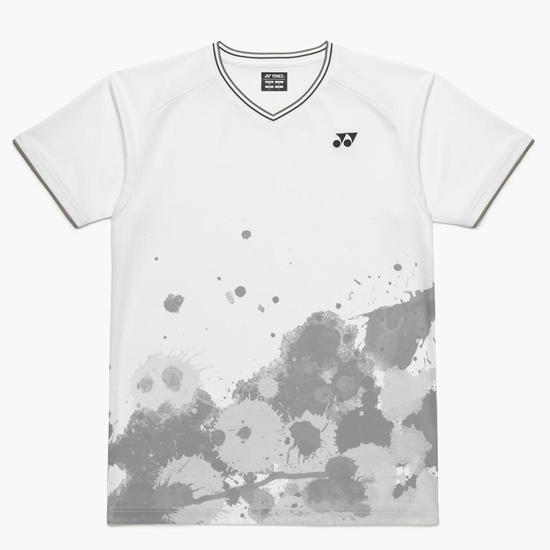 YONEX ゲームシャツ VeryCool Dry ホワイト Oサイズ　日本代表 YONEX（ヨネックス） ゲームシャツ 10743 ユニセックス 2026SS