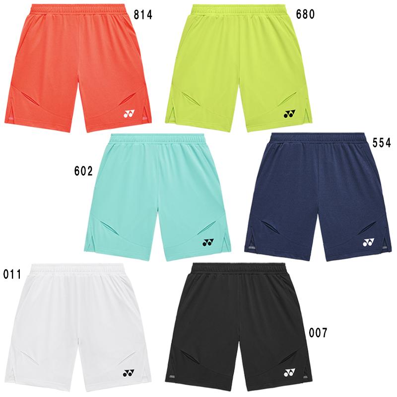 YONEX バドミントンパンツ Oサイズ YONEX（ヨネックス） ニットハーフパンツ 15239 メンズ 2026SS