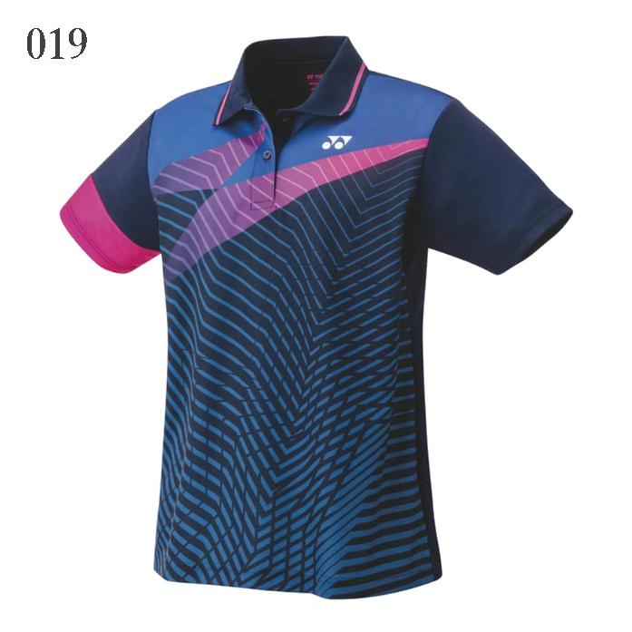 YONEX ゲームシャツ ピンク×ターコイズ M 日本製 バドミントン テニス YONEX（ヨネックス） ゲームシャツ 20663 レディース 2022SS