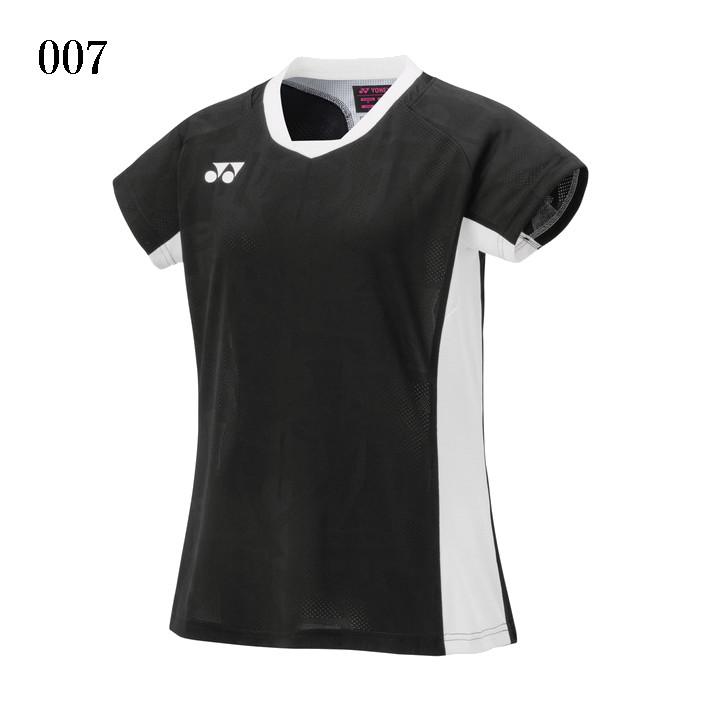 YONEX ゲームシャツレディース Lサイズ 黒/多色 YONEX（ヨネックス） ゲームシャツ 20848 レディース 2025SS