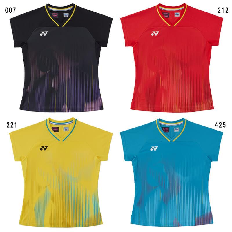 ヨネックスYONEX バドミントン日本代表モデルゲームウェア　上下新品XL&L YONEX（ヨネックス） ゲームシャツ 20966 レディース 2026AW