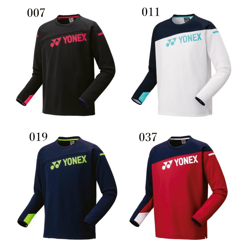 Mサイズ　31060/007　新品未使用　YONEX　トレーナー YONEX（ヨネックス） ライトトレーナー(フィットスタイル) 31060 ユニ