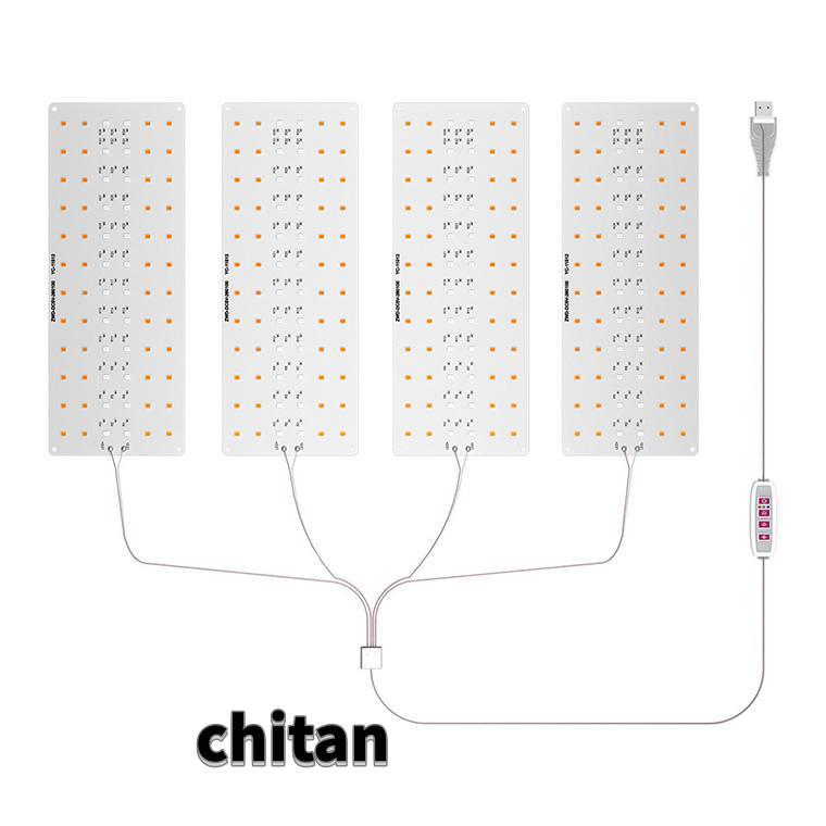 80W LED植物育成ライト 4ヘッドフルスペクトル 80W LED植物育成ライト 4ヘッドフルスペクトル 植物育成ライト