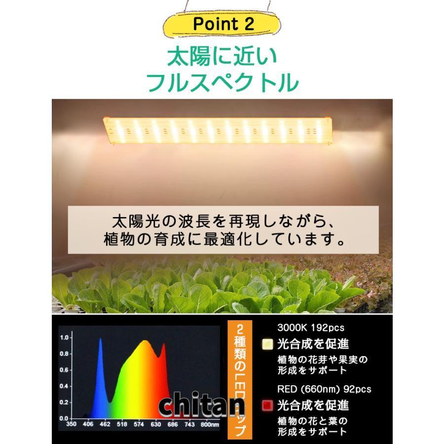 植物育成ライト LED フルスペクトル タイマー機能付き パネル 4