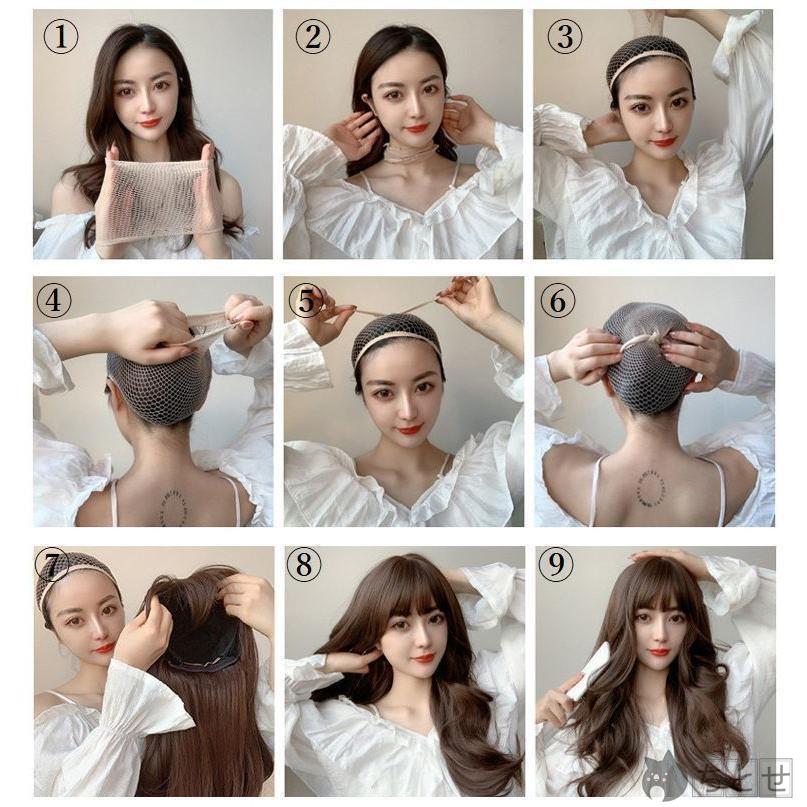 フルウィッグ ロング かつら レディース 巻き髪 前髪あり ふわふわ  