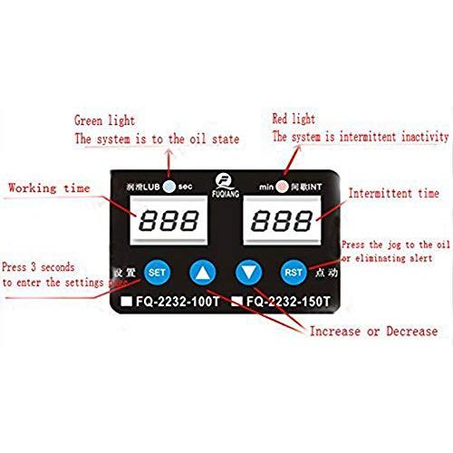 1 L自動給油ポンプオイラーNCポンプ給油機4 mmデュアルデジタル表示110 V L自動給油ポンプオイラーNCポンプ給油機4 mmデュアルデジタル表示110