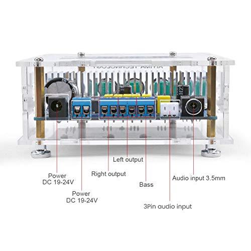 AIYIMA DC 12 V-24 V 2.1チャンネルTPA 3116サブウーファーアンプ基板ハイパワーBTオーディオアンプ基板DIY (BTアンプケース付) DC AIYIMA 1チャンネルTPA 3116サブウーファーアンプ基板ハイパワーBTオーディオアンプ基板DIY BTアンプケース付 Hz