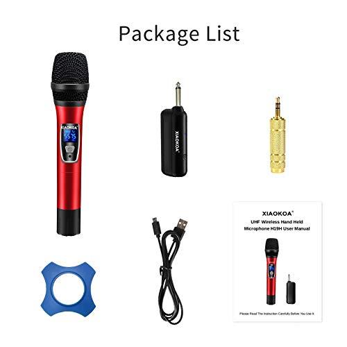 XIAOKOAハンドヘルドワイヤレスマイク、業務用UHFカラオケマイク、160
