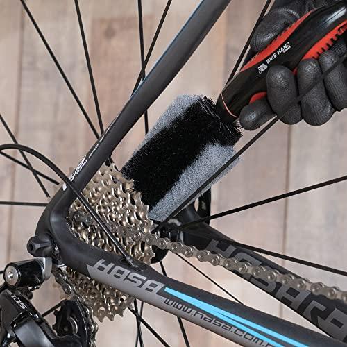 BIKEHAND 6ピース自転車クリーニングブラシキット-洗浄洗浄洗浄用具セット-自転車チェーンパーツクリーナーメンテナンスサービスキット-MTB、ロードハイブリ BIKEHAND 6ピース自転車クリーニングブラシキット 洗浄洗浄洗浄用具セット 自転車チェーンパーツクリーナーメンテナンスサービスキット MTB