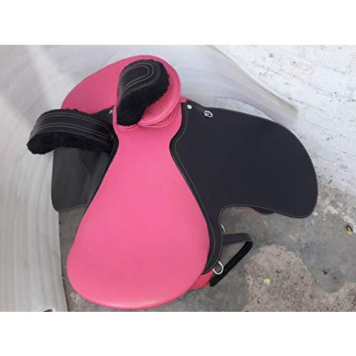 【新登場】 レザーライド革イングリッシュサイドサドル (ピンク/ブラック) 【YWU1657406773】(58105円)