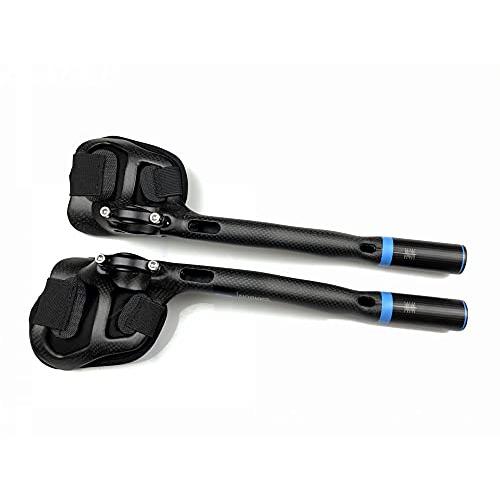 バイクエアロバーマウンテンバイク・ロードバイク用フルカーボンバイクレストハンドルバートライバー黒自転車TTハンドルバーグラバースタイルトライアスロン バイクエアロバーマウンテンバイク mm