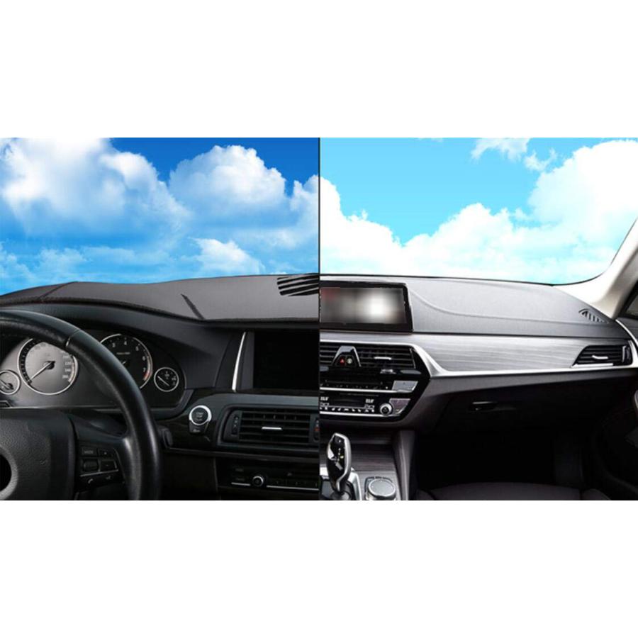 1年修理保証 英智黒革カートレイダッシュボードカバー車ダッシュパッドカーダッシュボードマットfor Mercedes-Benz GLC 2020-2023