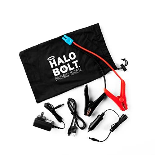 アウトレットネット Halo Bolt ACDC Max 55500 mWh-コンセント付き携帯電話ラップトップチャージャーカージャンプスターター、LCDディスプレイ、フラッドライト、カーチャージャ