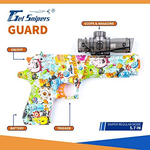 ゲルスナイパーズ電動トイガン-電子式デジタルスコアリングターゲット付きフルキット、1万個の水ビーズアンモジェル、充電式バッテリー、大人の屋外ゲーム活 ゲルスナイパーズ電動トイガン 電子式デジタルスコアリングターゲット付きフルキット 1万個の水ビーズアンモジェル 充電式バッテリー