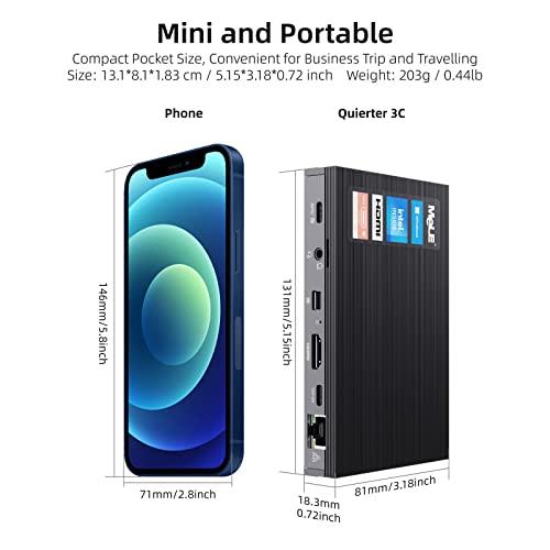 中古 MeLE Quieter 3 CミニPCコンピュータN 5105 (最大2.9 GHz) ミニデスクトップコンピュータWindows 11 Pro、8 GB DDR (2933 MHz) /128 GB eMMCマイクロコンピ 【NAN1152254349】(40396円)