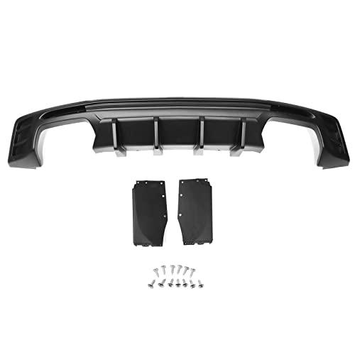 FREEMOTOR 802 2019-2023対応シボレーカマロLT/LS/SSリアバンパーカバー&ディフューザー、マットブラックPPファクトリースタイルリアバンパー変換IKONスタイ FREEMOTOR 2019-2023対応シボレーカマロLT/LS/SSリアバンパーカバー&ディフューザー、マットブラックPPファクトリースタイルリアバンパー変換IKONスタイ