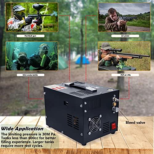 【新品 送料込み】 Spritech PCPエアーコンプレッサー、内蔵パワーコンバーター、ポータブル4500Psi/30Mpa、水/オイルフリー、PCPライフル/ピストル、ペイントボール式タンクエ 【CEG9487892399】(33263円)