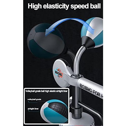 【極美品】 子供用・大人用スピードボクシングバッグ、スピードボール/スイングアーム/サンドバッグ付フリースタンディングボクシングバッグ、回転棒付ホームジムフィッ 【VQL1519661959】(53277円)