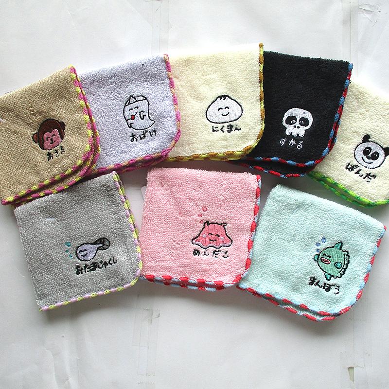 ミニタオル (20cm×20cm) ハンカチ ハンドタオル おえかきさん