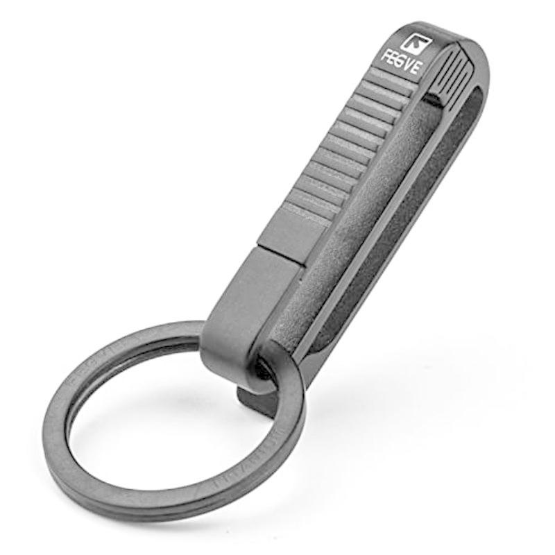Tisur キーホルダー 車用 チタン カラビナ おしゃれ キークリップ 車 自転車 バイク 家 鍵 プレゼント ギフト ブラック Rk1 Ntt3ch7lwc Igrajsesanama Rs